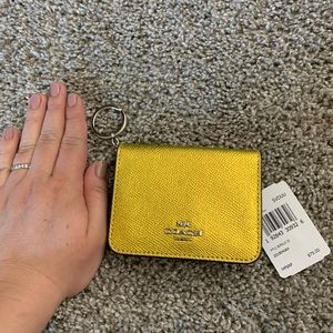 Coach keychain wallet